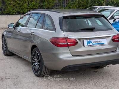 Mercedes-Benz Classe C 1.6cc 122cv EXECUTIVE NAVIGATORE CAMERA POSTERIORE Grigio usata Roma