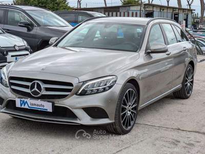 Mercedes-Benz Classe C 1.6cc 122cv EXECUTIVE NAVIGATORE CAMERA POSTERIORE Grigio usata Roma