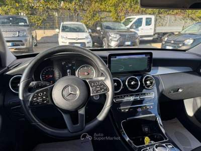 Mercedes-Benz Classe C 1.6cc 122cv EXECUTIVE NAVIGATORE CAMERA POSTERIORE Grigio usata Roma