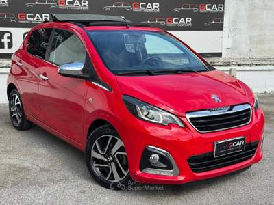Peugeot 108 Peugeot 108 Allure TOP! 1.2 Benzina 82cv Rosso usata Giugliano in Campania