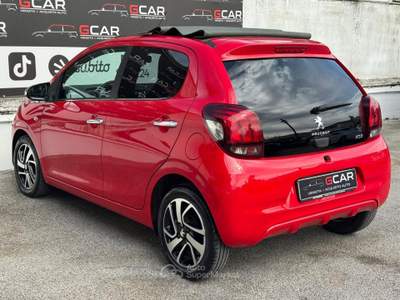 Peugeot 108 Peugeot 108 Allure TOP! 1.2 Benzina 82cv Rosso usata Giugliano in Campania