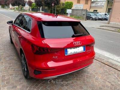 Audi A3 Sportback 30 1.5 G-Tron S Line Edition S-Tronic Rosso usata Como