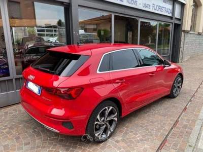 Audi A3 Sportback 30 1.5 G-Tron S Line Edition S-Tronic Rosso usata Como