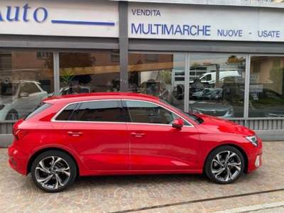 Audi A3 Sportback 30 1.5 G-Tron S Line Edition S-Tronic Rosso usata Como
