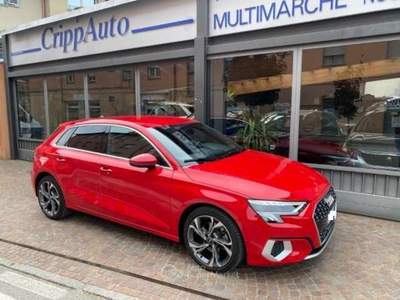 Audi A3 Sportback 30 1.5 G-Tron S Line Edition S-Tronic Rosso usata Como