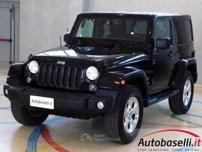 Jeep Wrangler 2.8 CRD 200CV SAHARA AUTOMATICA Nero usata Quinzano D'oglio