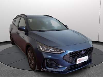 Ford Focus 1.0 EcoBoost Hybrid 125 CV 5p. ST-Line Design Blu/Azzurro usata Fano