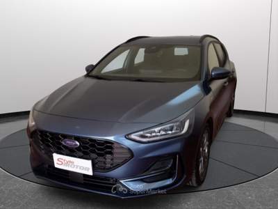 Ford Focus 1.0 EcoBoost Hybrid 125 CV 5p. ST-Line Design Blu/Azzurro usata Fano