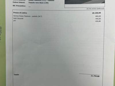 Fiat Grande Panda 1.2 Hybrid 110 CV S&S Pop - possibilità di noleggio no scoring Rosso usata Gela