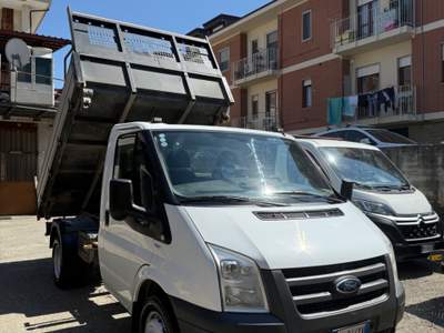 Ford Transit/Tourneo/Bus Transit 350S 2.4 TDCi PC-RG Cassone ribaltabile trilaterale Bianco usata Alba