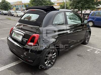 Fiat 500 FIAT 500 C 1.0 Hybrid Connect Nero usata Roma