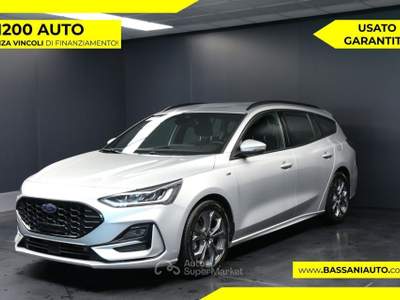 Ford Focus 1.0 EcoBoost Hybrid 125CV Powershift SW ST-Line De Argento usata Arsiè
