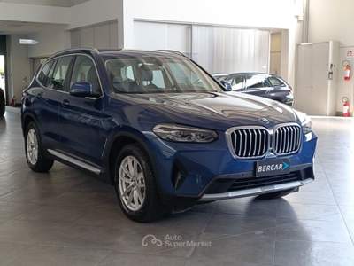BMW X3 xdrive20i mhev 48V auto Blu/Azzurro usata Verona