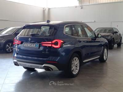 BMW X3 xdrive20i mhev 48V auto Blu/Azzurro usata Verona