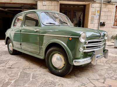 Fiat 1100 B 103 B, ASI, MATCHING NUMBER Verde usata Roma