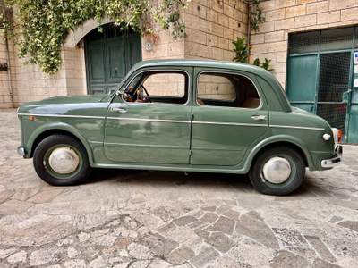Fiat 1100 B 103 B, ASI, MATCHING NUMBER Verde usata Roma