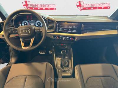 Audi A1 30 1.0 tfsi Identity Contrast 116cv s tronic Nero usata Genova