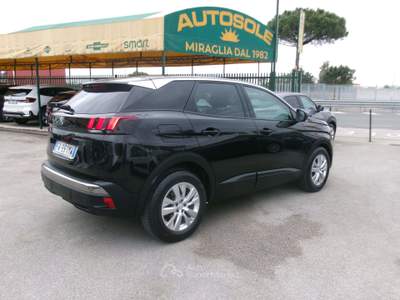 Peugeot 3008 3008 1.5 BLUEHDI 130CV E6 ALLURE S MANUALE 126000 KM Nero usata Giugliano in Campania