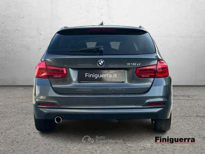 BMW 316 316d Touring Business Adv. Aut. Nero usata Civate
