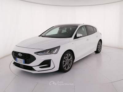 Ford Focus 1.0t ecoboost h ST-Line X 155cv powershift Bianco usata Roma