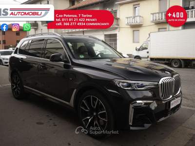 BMW X7 BMW X7 xDrive 40d 48V auto 7 Posti IVA ESPOSTA Unicoproprietario Nero usata Torino