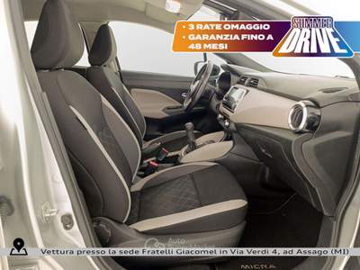Nissan Micra 1.0 ig-t n-design 92cv Argento usata Assago