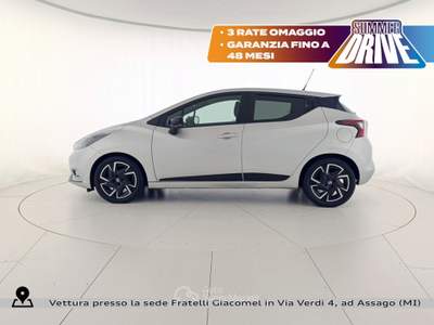 Nissan Micra 1.0 ig-t n-design 92cv Argento usata Assago