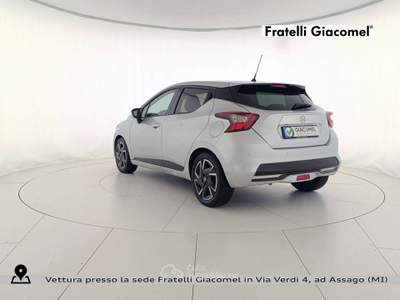 Nissan Micra 1.0 ig-t n-design 92cv Argento usata Assago