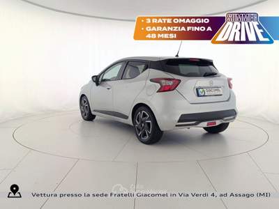 Nissan Micra 1.0 ig-t n-design 92cv Argento usata Assago