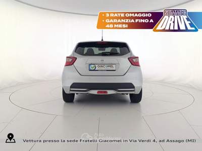 Nissan Micra 1.0 ig-t n-design 92cv Argento usata Assago