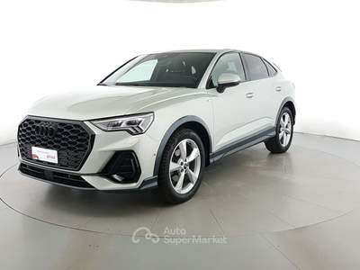 Audi Q3  - q3 sportback 35 1.5 tfsi mhev s line edition 150cv s-tronic Argento usata Milano