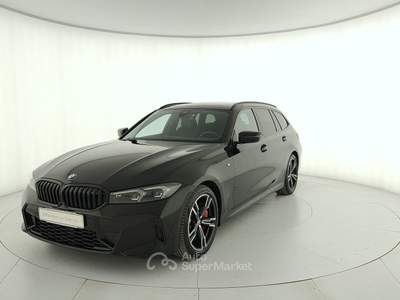 BMW Serie 3 330d  - 330d touring mhev 48v msport auto Nero usata Cuneo