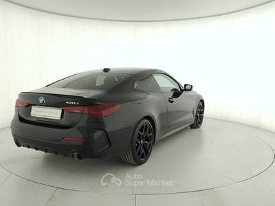BMW Serie 4 420d 420d coupe mhev 48v xdrive msport pro auto Nero usata Cuneo