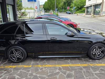 Mercedes-Benz Classe C 300d Mild Hybrid S.W. AMG DIGITAL LIGHT CAMERA 360° MEMORY FULL OPT Nero usata Serravalle