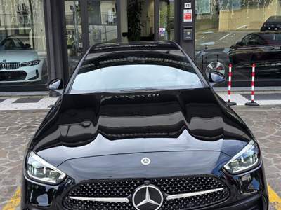 Mercedes-Benz Classe C 300d Mild Hybrid S.W. AMG DIGITAL LIGHT CAMERA 360° MEMORY FULL OPT Nero usata Serravalle