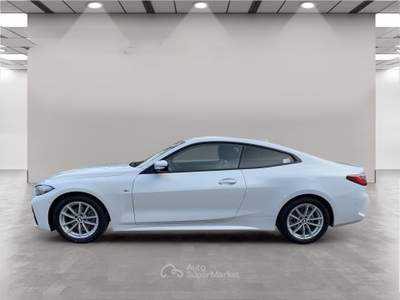 BMW Serie 4 420i 420i Coupé Msport CAMERA LED NAVI HARMAN KARDON Bianco usata Serravalle