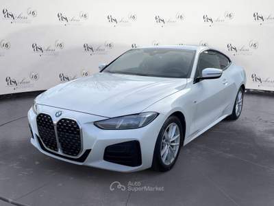 BMW Serie 4 420i 420i Coupé Msport CAMERA LED NAVI HARMAN KARDON Bianco usata Serravalle