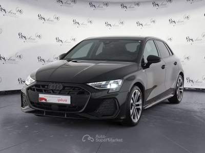 Audi A3 A3 SPB 30 TFSI S tronic S line edition Black Pack Plus 18" LED Nero usata Serravalle
