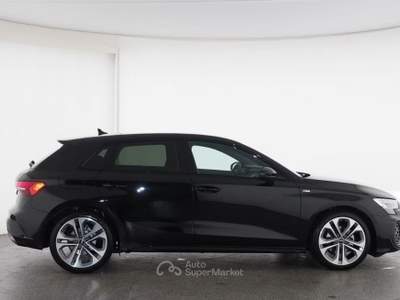 Audi A3 A3 SPB 30 TFSI S tronic S line edition Black Pack Plus 18" LED Nero usata Serravalle