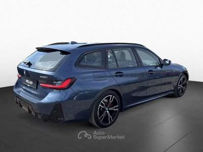 BMW Serie 3 320i 320i MSport Pro Touring auto Tetto Gancio Pelle Blu/Azzurro usata Serravalle