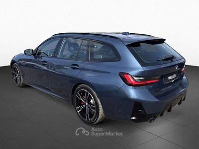BMW Serie 3 320i 320i MSport Pro Touring auto Tetto Gancio Pelle Blu/Azzurro usata Serravalle