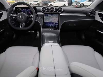 Mercedes-Benz Classe C 180 T Mild Hybrid AMG LINE LED CAMERA MBUX Bianco usata Serravalle