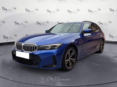 BMW Serie 3 Gran Turismo 318d 318i MSport Touring auto Live Cockpit Camera M Portimao Blu/Azzurro usata Serravalle