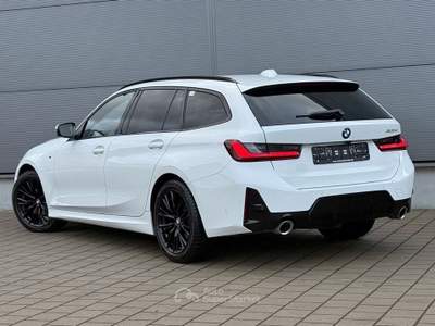 BMW Serie 3 320d 320d 48V MSport Touring auto Tetto Full Led Camera 360° HUD Bianco usata Serravalle