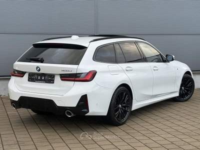 BMW Serie 3 320d 320d 48V MSport Touring auto Tetto Full Led Camera 360° HUD Bianco usata Serravalle