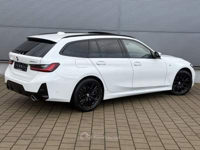 BMW Serie 3 320d 320d 48V MSport Touring auto Tetto Full Led Camera 360° HUD Bianco usata Serravalle