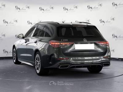 Mercedes-Benz Classe C C 200 T AMG Line TETTO LED MBUX CAMERA 360 Grigio usata Serravalle