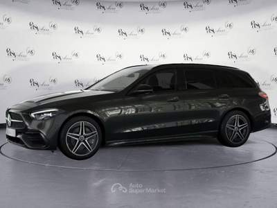 Mercedes-Benz Classe C C 200 T AMG Line TETTO LED MBUX CAMERA 360 Grigio usata Serravalle