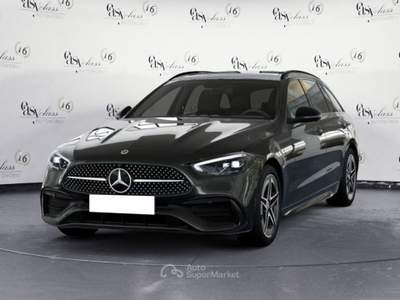 Mercedes-Benz Classe C C 200 T AMG Line TETTO LED MBUX CAMERA 360 Grigio usata Serravalle
