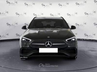 Mercedes-Benz Classe C C 200 T AMG Line TETTO LED MBUX CAMERA 360 Grigio usata Serravalle